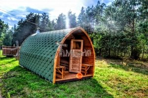Garten Holzsauna iglu design