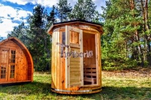 Kleine Sauna für Draußen: